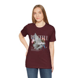 Peaceful Dove Floral Unisex Jersey Short Sleeve Tee Comfortable Soft Cotton Motivational Streetwear Graphic T-Shirt Bold Typography Casual Wear Perfect Gift For Friends Birthdays Everyday Style