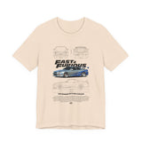 Street Racing Blueprint Car Design Unisex Jersey Short Sleeve Tee High Performance Style Premium Comfort Everyday Wear Perfect Gift For Car Lovers And Speed Enthusiasts