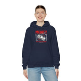 Money Motivation Hustler Mindset Graphic Print Unisex Heavy Blend Hoodie Streetwear Ambition Sweatshirt
