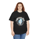Temporal Echo Lightning Globe Graphic Unisex Heavy Cotton Tee Bold Streetwear Past Present Future Inspired T-Shirt