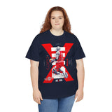 Air Ascent Unisex Heavy Cotton Tee Bold Motivational Streetwear Design Dynamic Red Black Aesthetic Athletic Fashion Statement For Dreamers Hustlers And Visionary Achievers