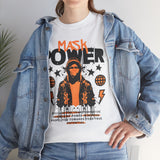 Mask Power Anonymous Strength Graphic Unisex Heavy Cotton Tee Bold Urban Streetwear Empowerment Hacker Inspired Motivational T Shirt