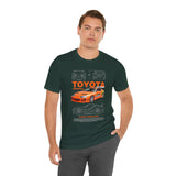 Legendary Turbo JDM MK4 Street Racer Unisex Heavy Cotton Tee Retro Tuner Car Graphic Shirt