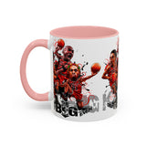 Legends On Court Ceramic Mug Basketball Gift For Sports Fans Gym Lovers Urban Lifestyle Drinkware Bold Streetwear Design Perfect For Coffee Tea And Everyday Motivation