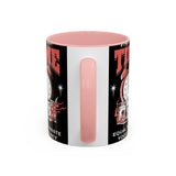 Waste Your Time Accent Coffee Mug 11oz 15oz Ceramic Cup Motivational Hustle Money Clock Graphic Drinkware Bold Entrepreneur Mindset Streetwear Gift