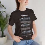 Japanese Performance Skyline Style Coupe Unisex Streetwear Tee High Speed Racing Car Graphic Shirt JDM Culture Drift Inspired Automotive Art Design Urban Fashion For Car Lovers