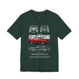 Classic 1965 Fastback Muscle Car Illustration Unisex Heavy Cotton Tee Retro Collector Streetwear Gift Shirt