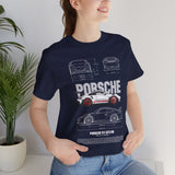 High Performance Track Racer Blueprint Art Unisex Heavy Cotton Tee Streetwear Motorsport Enthusiast Graphic Shirt