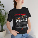 Sergio Checo Perez Inspired Formula Racing Graphic Unisex Tee Motorsport Streetwear Speed Culture Track Day Apparel Racing Fan Tribute Design For Formula Racing Enthusiasts