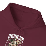 Hermes Greek Mythology Unisex Heavy Blend Hooded Sweatshirt Ancient God of Travel and Communication Graphic Hoodie