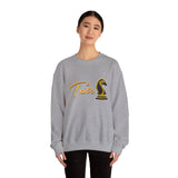 TopG Unisex Heavy Blend Crewneck Sweatshirt Premium Motivational Graphic Streetwear Tate Knight Design Hustle Mindset Apparel