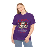 Monsters Skull Guardians Gothic Horror Unisex Heavy Cotton Tee Dark Graphic Halloween Streetwear Bold Vintage Skull T Shirt
