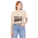 High Performance Single Seater Racing Car Graphic Unisex Heavy Cotton Tee Premium Motorsport Streetwear For Speed Lovers And Daily Casual Wear