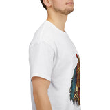 Unisex Balinese Barong Mask Graphic T Shirt Mythical Cultural Warrior Spirit Inspired Tee Tribal Festival Art Streetwear Heavy Cotton Top