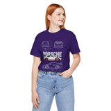 High Performance Track Racer Blueprint Art Unisex Heavy Cotton Tee Streetwear Motorsport Enthusiast Graphic Shirt
