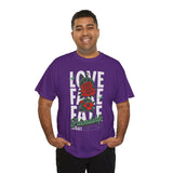 Love Fake Friendship Rose Graphic Unisex Heavy Cotton Tee Bold Statement Streetwear T Shirt Empowering Artistic Floral Design for Self Expression Perfect Gift for Friends Birthdays Parties Casual Wear