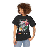Freedom Hand Rose Graphic Unisex Heavy Cotton Tee Comfortable Streetwear T Shirt Motivational Bold Artistic Design Statement Piece Perfect Gift for Friends Empowerment Casual Wear