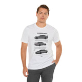 Japanese Performance Skyline Style Coupe Unisex Streetwear Tee High Speed Racing Car Graphic Shirt JDM Culture Drift Inspired Automotive Art Design Urban Fashion For Car Lovers