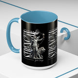 Inspire Strength Ignite Courage Ceramic Mug Motivational Coffee Cup Bold Graphic Durable Everyday Drinkware