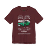 Mercedes Benz AMG GT Inspired Illustrated Sports Car Graphic T Shirt Luxury Performance Coupe Automotive Streetwear Unisex Heavy Cotton Tee High Speed Racing Lifestyle Gift For Car Enthusiasts