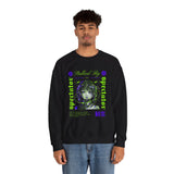 Stalked By Spectator Cyberpunk Anime Glitch Unisex Heavy Blend Crewneck Sweatshirt Japanese Streetwear Pullover