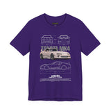 Toyota MK4 Blueprint Tee – Supra MK4 Sports Car MK4 Japanese Performance Coupe Inspired Graphic T Shirt JDM Street Racing Culture Automotive Icon Art Unisex Tee