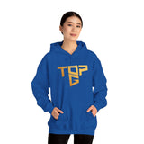 Top G Andrew Tate Graphic Hoodie Black Unisex Streetwear Motivational Hustle Pullover Sweatshirt Gold Typography Design