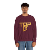 TopG Graphic Unisex Heavy Blend Crewneck Sweatshirt Motivational Hustler Streetwear Fitness Entrepreneur Alpha Mindset Pullover