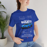 Blue Hypercar Artwork Unisex Heavy Cotton Tee High Speed Performance Inspired Streetwear Graphic Shirt For Car Enthusiasts And Automotive Art Collectors
