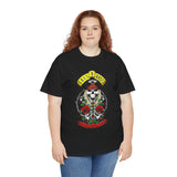 Rock Skull Roses Unisex Heavy Cotton Tee Vintage Rebel Art Bold Graphic Streetwear Inspired By Wild Freedom Music Culture Perfect For Festivals Concerts And Everyday Edge