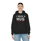 I Need A Huge Amount Of Money Unisex Hoodie Heavy Blend Pullover Sweatshirt Funny Motivational Graphic Hustle Entrepreneur Wealth Inspired Streetwear