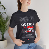 Italian Superbike Panigale Style Racing Motorcycle Graphic Unisex Heavy Cotton Tee Premium Streetwear T Shirt for Riders Bikers Enthusiasts and Everyday Wear