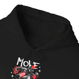 Move With Flow Breakdance Graphic Unisex Heavy Blend Hooded Sweatshirt Hip Hop Streetwear Dance Rhythm Hoodie