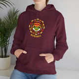 Kathakali Unisex Hoodie Heavy Blend Pullover Sweatshirt Kerala Traditional Dance Art Graphic Indian Culture Onam Festival Heritage Malayalam Design