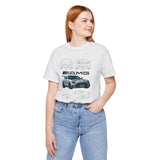 High Performance Silver Track Car Unisex Heavy Cotton Tee Bold Streetwear Racing Style Graphic Shirt Gift for Speed Lovers