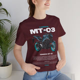 MT03 Inspired Lightweight Street Motorcycle Art Unisex Heavy Cotton Tee Bold Rider Graphic Streetwear Apparel