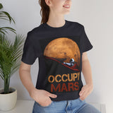 Mars Explorer Astronaut Unisex Heavy Cotton Tee Futuristic Space Adventure Graphic Shirt Inspiring Sci Fi Design Perfect Gift for Dreamers and Space Lovers