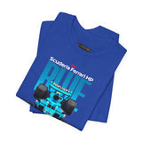 Blue Formula Race Car Graphic Unisex Heavy Cotton Tee High Speed Streetwear for Motorsport Fans and Racing Lifestyle Enthusiasts