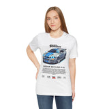 Nissan Skyline GT R R34 Inspired Illustrated JDM Racing Car Graphic T Shirt Iconic Japanese Performance Street Racing Culture Automotive Streetwear Gift For Car Enthusiasts