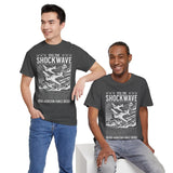 Feel The Shockwave Horizon Force Airplane Graphic Unisex Heavy Cotton Tee Military Aviation Streetwear T Shirt