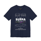 Graffiti Street Art A90 Tuner Car Graphic Unisex Heavy Cotton Tee for Drift Fans Performance Lovers and Urban Streetwear Style