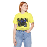 R3 Inspired Sport Motorcycle Art Unisex Heavy Cotton Tee Dynamic Streetwear Graphic for Riders and Moto Enthusiasts