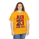 Air Jordan Sky Legend Unisex Heavy Cotton Tee Bold Athletic Streetwear Design Inspirational Basketball Dunk Artwork Motivational Sports Graphic Tee For Dreamers And Hustlers