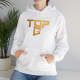 Top G Andrew Tate Graphic Hoodie Black Unisex Streetwear Motivational Hustle Pullover Sweatshirt Gold Typography Design