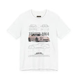 Toyota MK4 Blueprint Tee – Supra MK4 Sports Car MK4 Japanese Performance Coupe Inspired Graphic T Shirt JDM Street Racing Culture Automotive Icon Art Unisex Tee