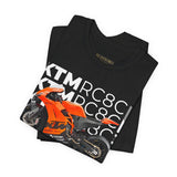 KTM RC 8C Track Inspired Unisex Heavy Cotton Tee Racing Superbike Graphic Streetwear Motorsport Fan T Shirt