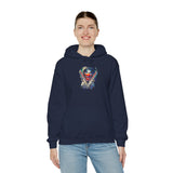 Fearless Grin Street Clown Hoodie Bold Urban Graphic Sweatshirt Powerful Streetwear Art Design For Confidence Energy And Hustler Mindset