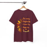 Unisex Ho’oponopono Sunflower T Shirt Healing Affirmation Tee Spiritual Gratitude Mindfulness Inspired Positive Energy Heavy Cotton Graphic Top
