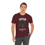 Harley Davidson Fat Bob Inspired Cruiser Motorcycle Graphic Unisex Heavy Cotton Tee Premium Biker Streetwear T Shirt for Riders Enthusiasts Everyday Wear