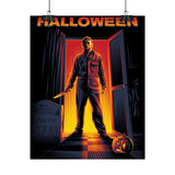 The Silent Stalker Matte Vertical Poster Retro Horror Wall Art Dark Cinematic Halloween Décor Gift for Horror Fans and Fall Aesthetic Homes